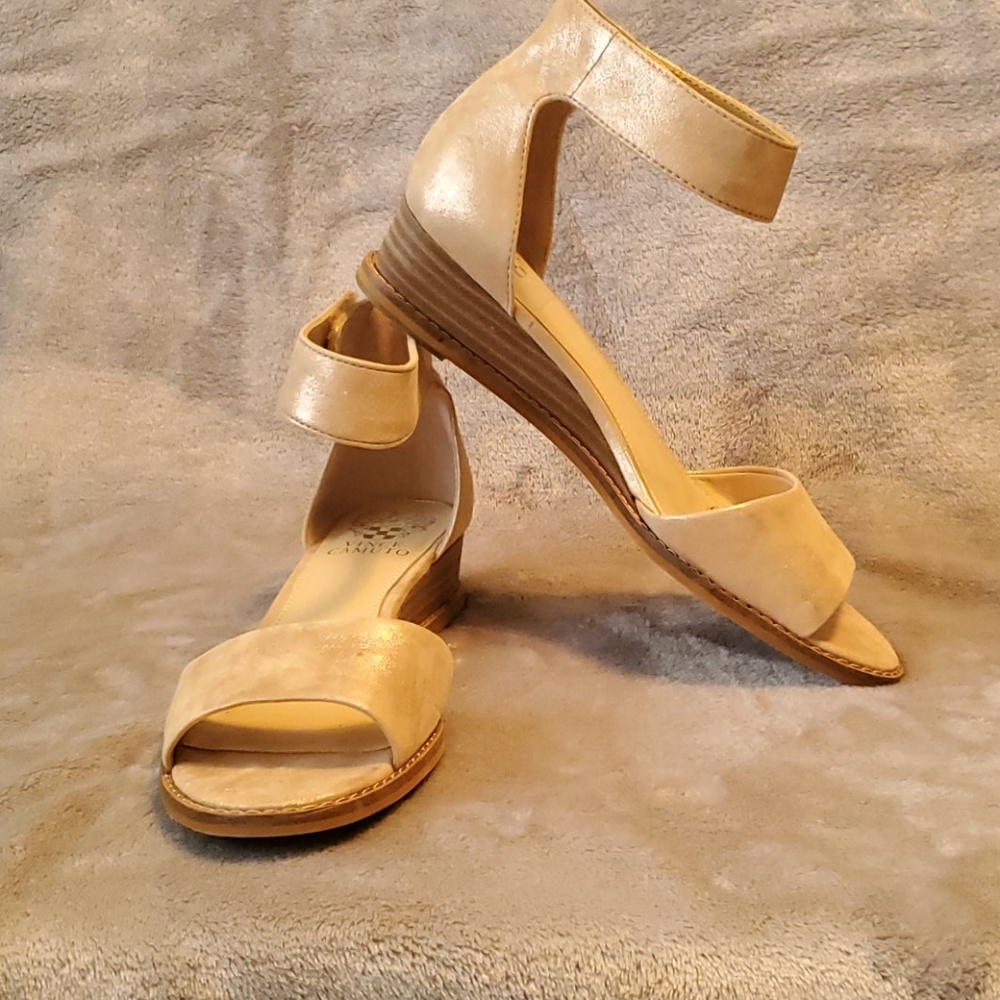 Vince Camuto low wedge sandal